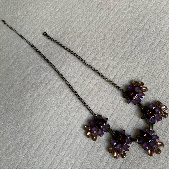 purple statement necklace - Picture 11 of 11